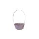 FLORENTIN BAMBUSZ OVÁL ANTIKOLT LILA 66-2-A/30X22X13/49CM 1DB