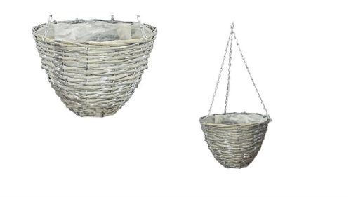 KASPÓ FÜGGŐ SZÜRKE ANTIKOLT 17-04 D30XH21CM 1DB