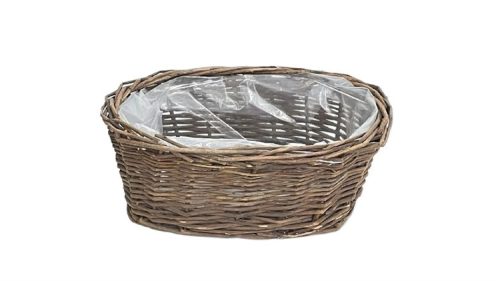 KASPÓ VESSZŐ OVÁL BARNA 90-22-117/18X12X7CM 1DB