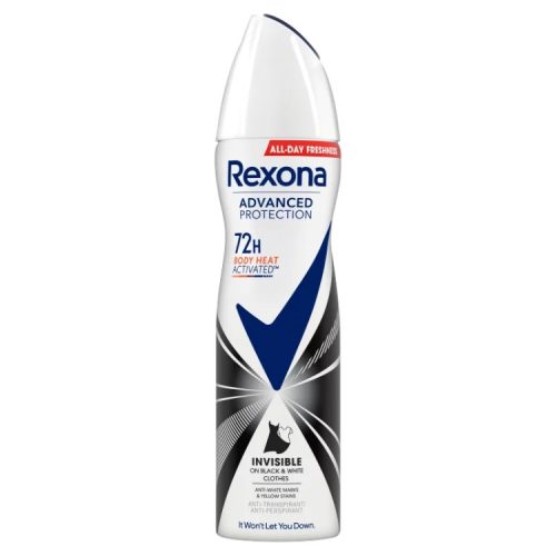 REXONA ADVANCED PROTECTION DEO SPRAY BLACK&WHITE 150ML