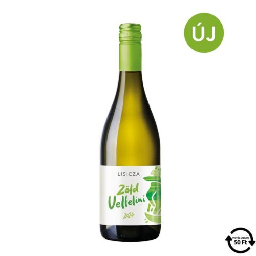 LISICZA BOR ZÖLDVELTINI FEHÉR SZÁRAZ DRS 750ML