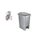 SZEMETES PEDÁLOS SLIM 10L K301 1DB
