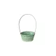 FLORENTIN BAMBUSZ OVÁL ANTIKOLT 66-2-A/ZÖLD - 30X22XH13/49CM 1DB
