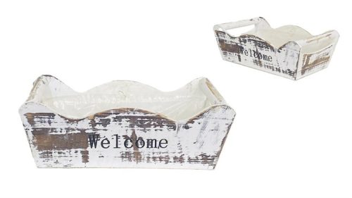 KASPÓ FA CIRMOS HULLÁM 232-W-202/L - 38,5X24,5XH14CM 1DB