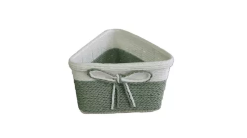 PAPÍRKASPÓ 3 SZÖG 9-83/SZÜRKE - 13X13X13XH8CM 10/300 1DB