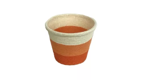 PAPÍRKASPÓ KEREK 3CS 9-16/NARANCS - D12,5XH11,5CM 10/160 1DB