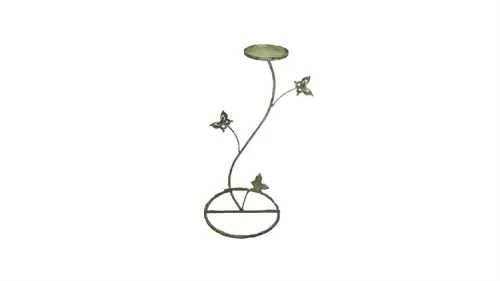 VIRÁGTARTÓ ÁLLVÁNY ZÖLD 84CM 232-V-84 - 35XH82CM 1DB