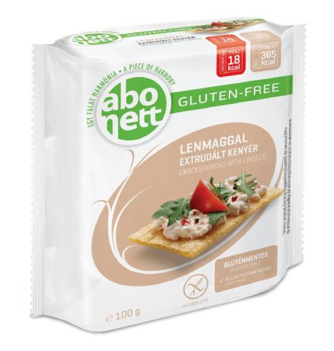 ABONETT EXTRUDÁLT KENYÉR LENMAGGAL 100G