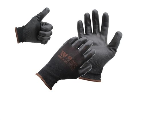 KESZTYŰ SZERELŐ PRECÍZIÓS FEKETE XL/9 WTOOLS 1PÁR 1CS