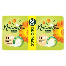 NATURELLA EGÉSZSÉGÜGYI BETÉT ULTRA CALENDULA DUO 20DB