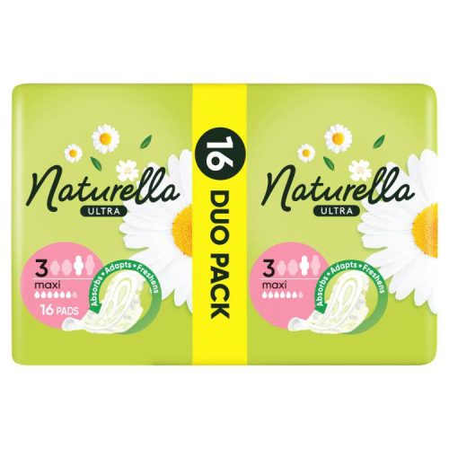 NATURELLA TISZTASÁGI BETÉT ULTRA CAMOMILE MAXI DUO 16DB