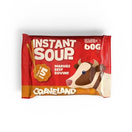 CRAVELAND INSTANT TÉSZTALEVES MARHAHÚS ÍZŰ 60G