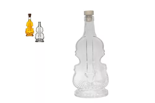 PALACK ÜVEG HEGEDŰ+DUGÓ 0,5L 1DB