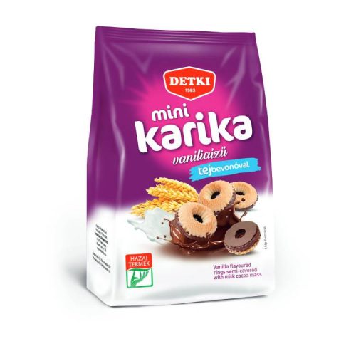DETKI MINI VANÍLIÁS KARIKA TEJBEVONÓVAL FÉLIG MÁRTVA 150G