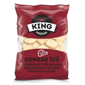 KING KRÉKER CSÖKKENTETT SÓTARTALMÚ SONKÁS 100G
