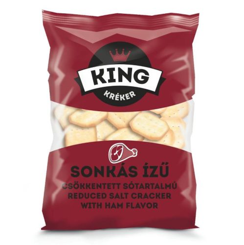 KING KRÉKER CSÖKKENTETT SÓTARTALMÚ SONKÁS 100G