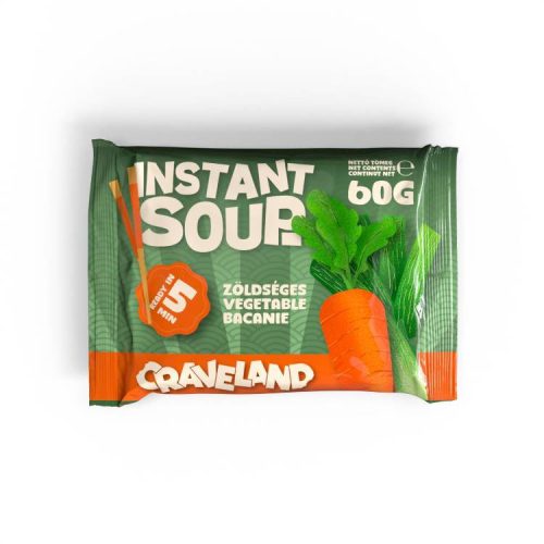 CRAVELAND INSTANT TÉSZTALEVES ZÖLDSÉGLEVES ÍZŰ 60G