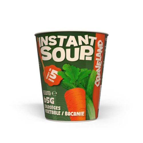 CRAVELAND INSTANT TÉSZTALEVES POHARAS ZÖLDSÉGLEVES ÍZ 65G