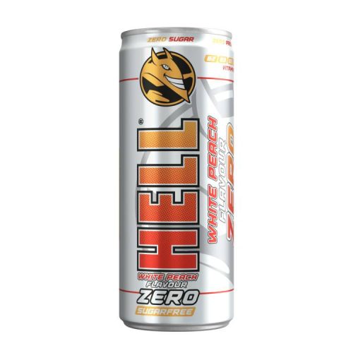 HELL ENERGIAITAL WHITE PEACH ZERO DRS 250ML