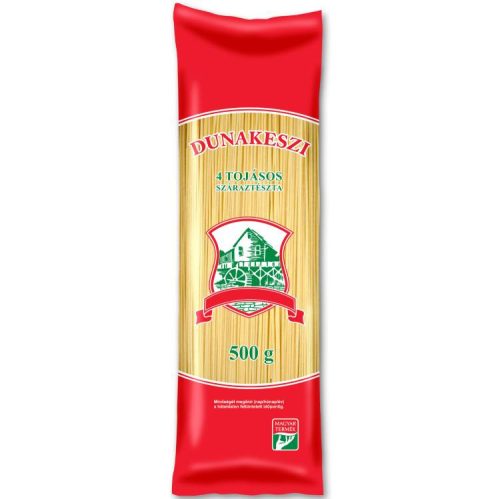DUNAKESZI TÉSZTA SPAGETTI 4TOJ. 500G
