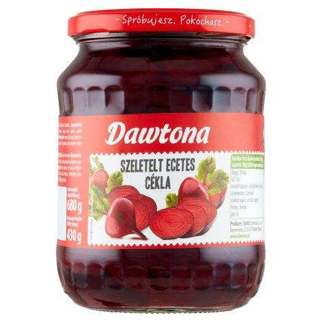 DAWTONA CÉKLA SZELETELT ÜVEGES 680ML/430G