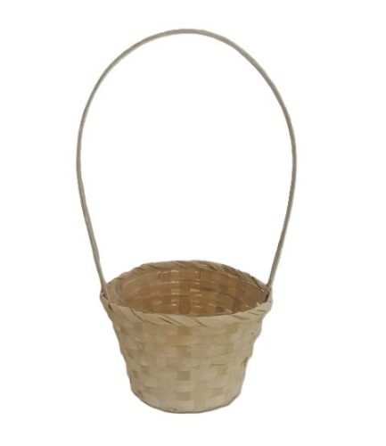 FLORENTIN BAMBUSZ ANTIKOLT FEHÉR 66-38-A/W D13XH9,5/29CM 10/150 1DB