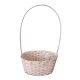 FLORENTIN BAMBUSZ OVÁL ANTIKOLT 66-2-A/FEHÉR - 30X22XH13/49CM 1DB