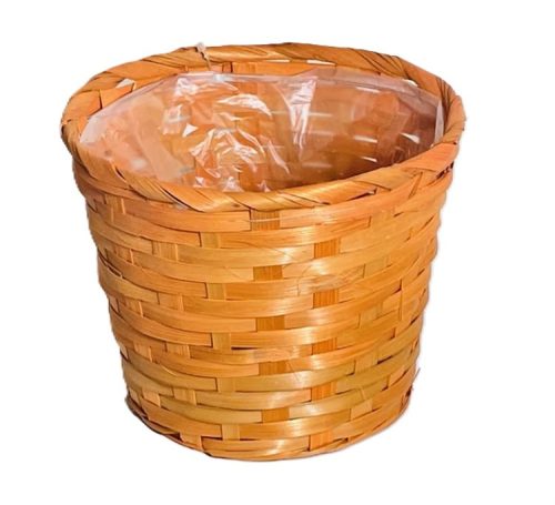 FLORENTIN BAMBUSZ OVÁL ANTIKOLT 66-2-A/NARANCS 30X22X13/49CM 1DB