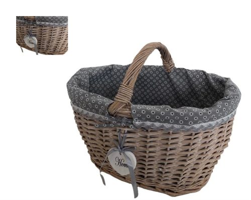 KOSÁR BEVÁSÁRLÓ BARNA 68-51-BR/M 46X35XH25/34CM 1DB