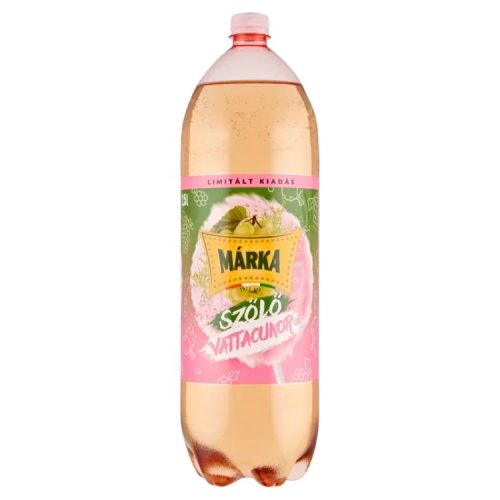 MÁRKA ÜDÍTŐ SZŐLŐ-VATTACUKOR PET DRS 2,5L