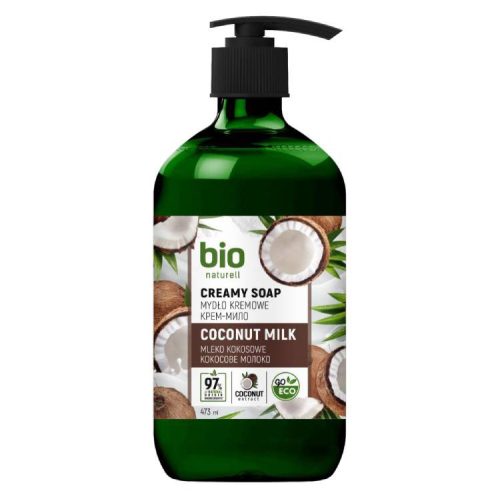 BIO NATURELL KRÉMSZAPPAN PUMPÁS KÓKUSZ TEJ 473ML