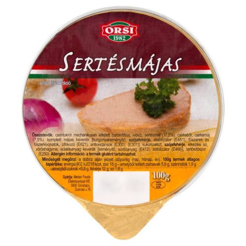ORSI SERTÉSMÁJAS 100G