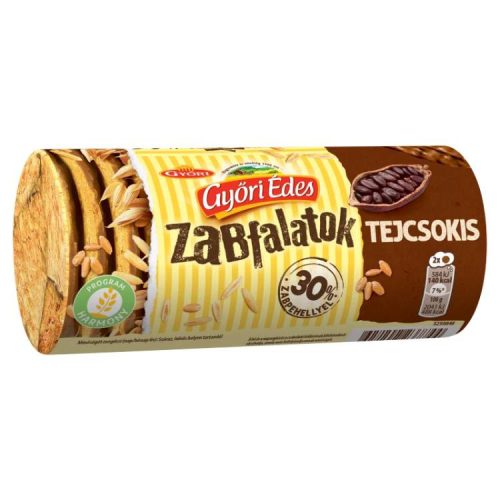 GYŐRI ÉDES ZABFALATOK KEKSZ CSOKIS 215G