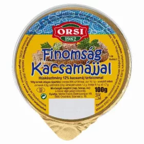 ORSI FINOMSÁG PÁSTÉTOM KACSAMÁJJAL 100G