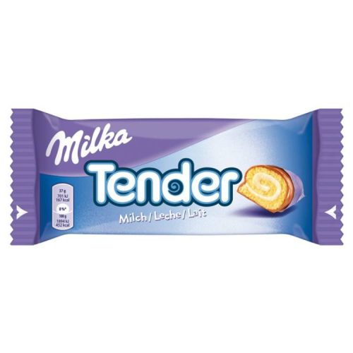 MILKA TENDER PISKÓTATEKERCS TEJES 37G