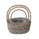 KOSÁR RATTAN FONOTT FÜLES OVÁL 54-203-31X23XH15/36CM 3DB 1CS