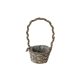 KOSÁR RATTAN FONOTT FÜLES KEREK 54-100-D22*H12/41CM 1DB