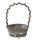 KOSÁR RATTAN FONOTT FÜLES OVÁL MASNIS 54-101-27*19*H12/42CM 1DB