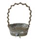 KOSÁR RATTAN FONOTT FÜLES OVÁL MASNIS 54-101-27X19XH12/42CM 1DB