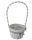 KOSÁR RATTAN FONOTT FÜLES KEREK FEHÉR MASNIS 54-105-D23*H15/47CM 1DB
