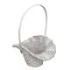 KOSÁR RATTAN BAMBUSZ FLOR.FEHÉR 66-54/W-22*17*H13/30CM 1DB