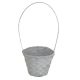 KOSÁR RATTAN BAMBUSZ FLOR.FEHÉR 66-38/W-D13*H9,5/29CM 1DB