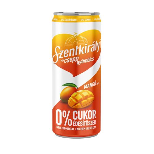 SZENTKIRÁLYI ÁSVÁNYVÍZ SZÉNSAVAS MANGÓ DRS 250ML