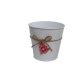 KASPÓ BÁDOG KASPÓ SZÍV LOGÓVAL 140-B-531 D15X14,5HXD11CM 1DB