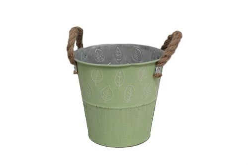 KASPÓ BÁDOG KASPÓ ZÖLD KÖTÉLFÜLŰ 140-B-366 D15X14,3HXD11CM 1DB