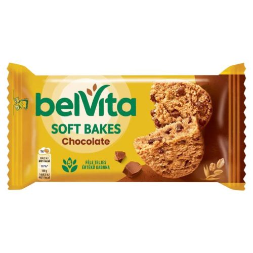 BELVITA SOFT BAKES CSOKIDARABOS 50G