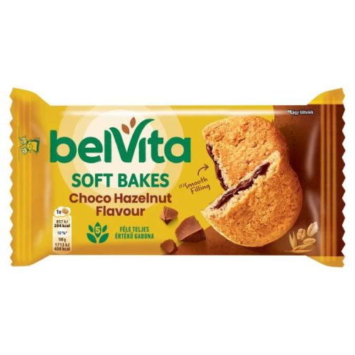 BELVITA SOFT BAKES TÖLTÖTT CSOKIS-MOGYORÓS 50G