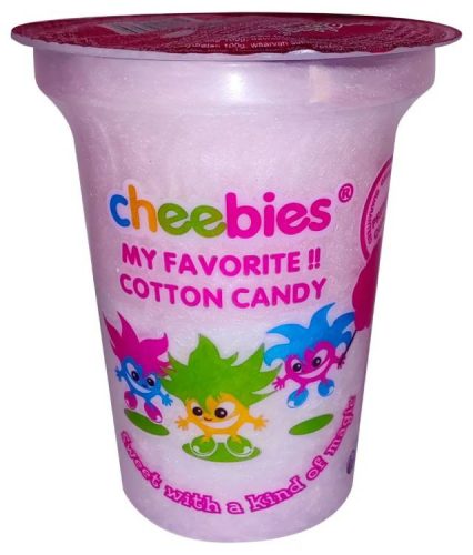 CHEEBIES VATTACUKOR GYÜMÖLCSÖS-RÁGÓGUMIS+TETOVÁLÁSSAL POHÁRBAN 20G