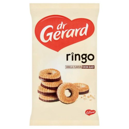DR.GERARD RINGO OMLÓS KEKSZ VANILÍÁS KAKAÓS ÖNTETTEL 150G