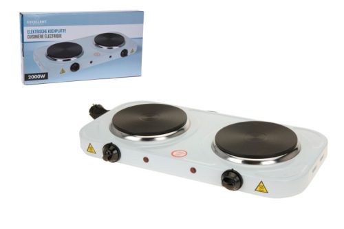 ELEKTROMOS FŐZŐLAP DUPLA FEHÉR N03000020 1DB